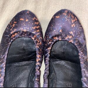 Vintage See By Chloe Black and Multi Color Ballerina Flats 37